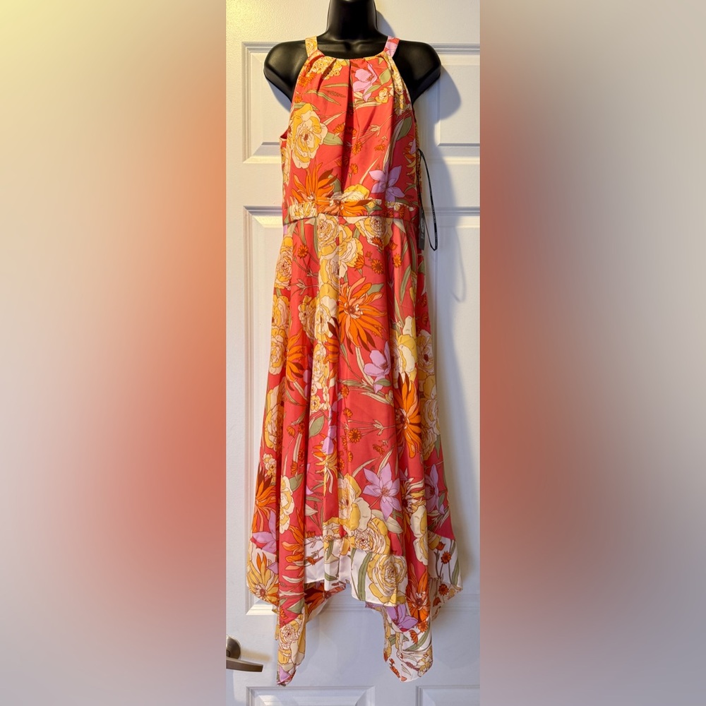 Vince Camuto Size 10 Summer Floral Print Dress — NWT